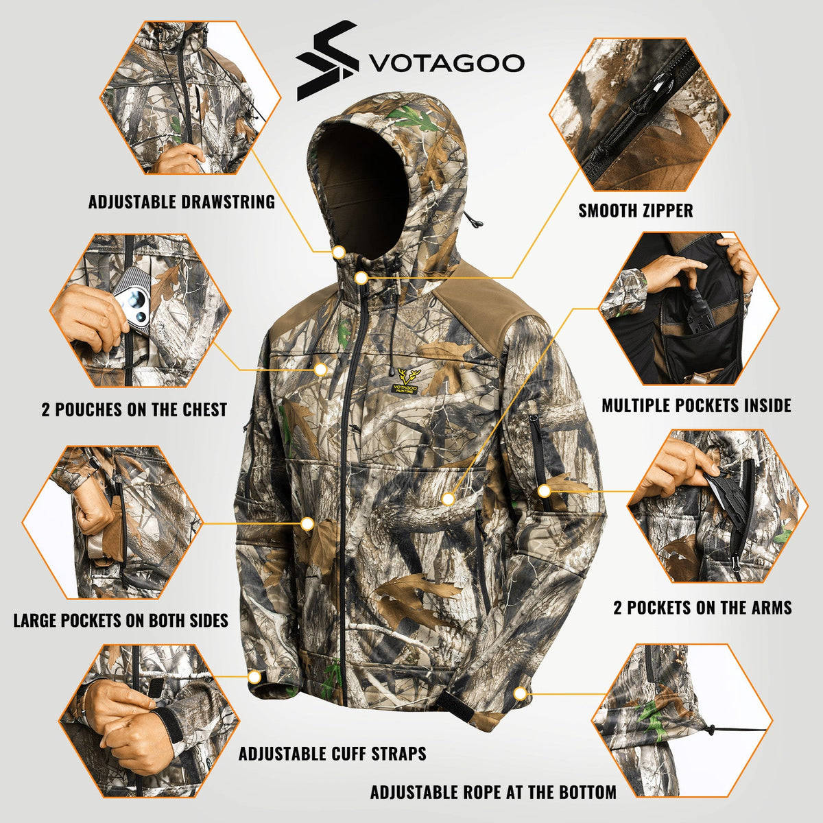 VOTAGOO® Quiet Hunting Suit