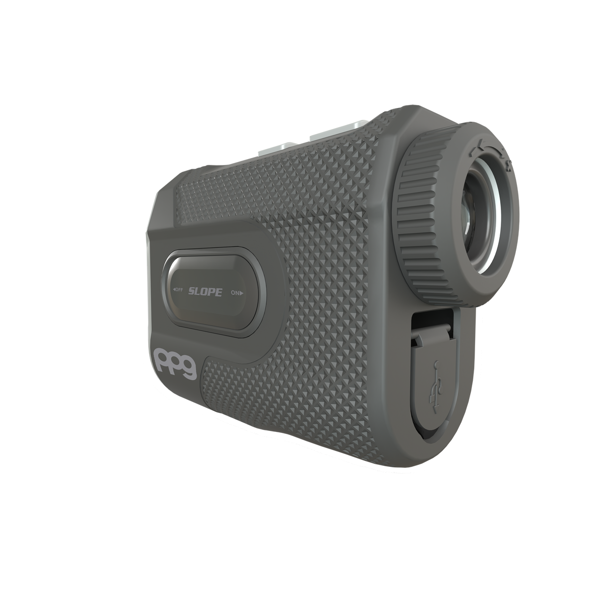 A2 Laser Rangefinder with Slope - Magnetic, Long Lasting Battery - Black & Gray