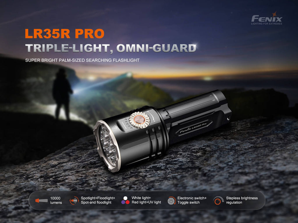 Fenix LR35R PRO Rechargeable Palm-Sized Searchlight
